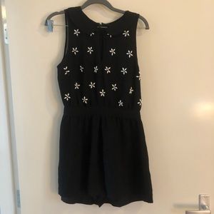 TopShop Beaded Daisy Romper